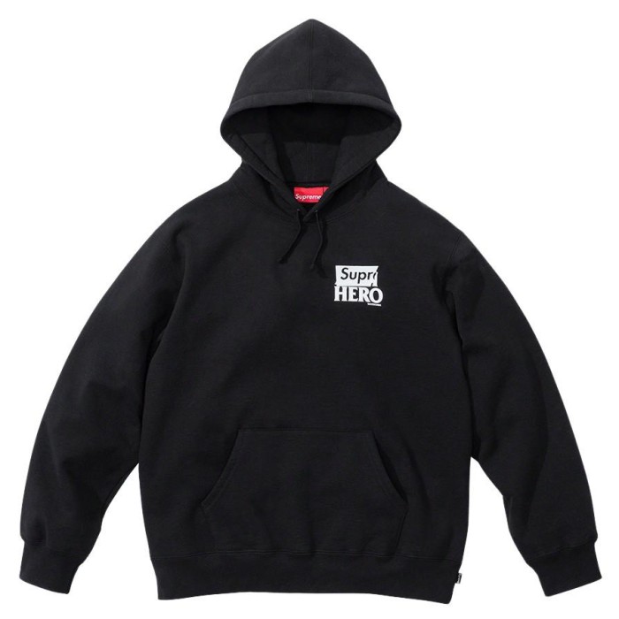 Supreme Anti Hero Hoodie Black