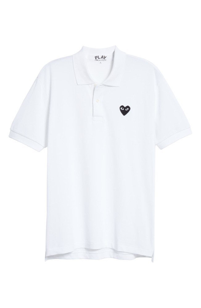 Black Heart Short Sleeve Piqué Polo