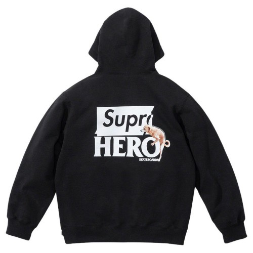 Supreme Anti Hero Hoodie Black