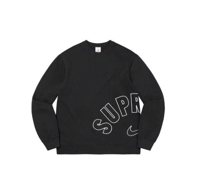 Supreme Arc Crewneck Hoodie Black