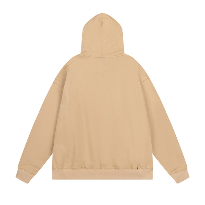 AMI Classic Logo Hoodie Brown