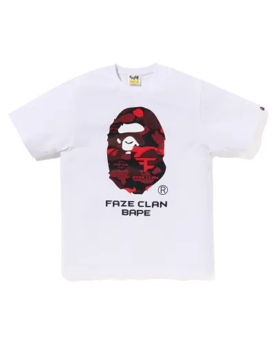 A Bathing Ape X Faze Clan Tee In White