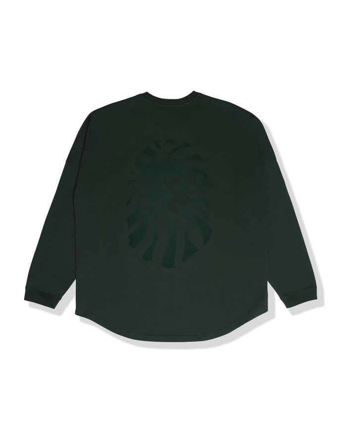 A Bathing Ape Logo print long sleeve tee