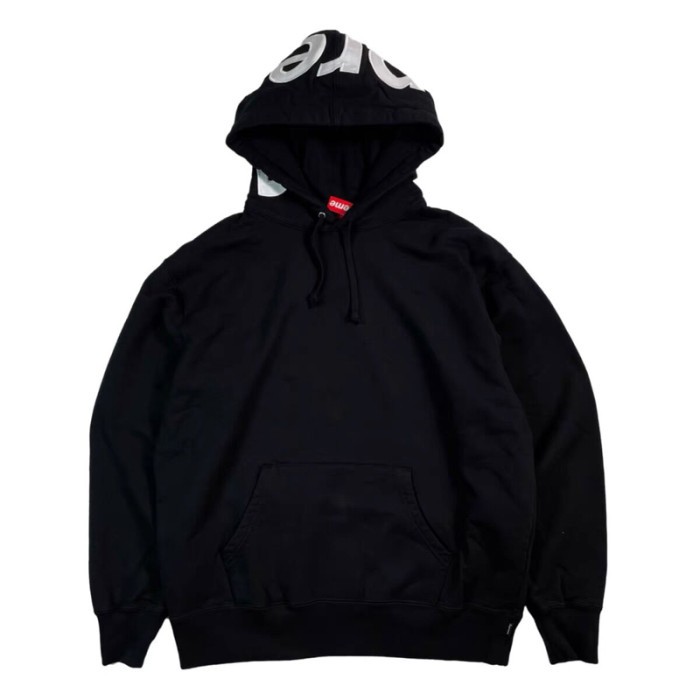Supreme Contrast Hoodie Black