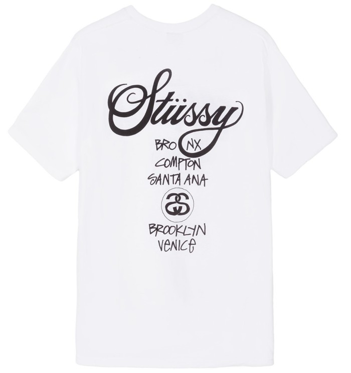 STUSSY WORLD TOUR CREW TEE