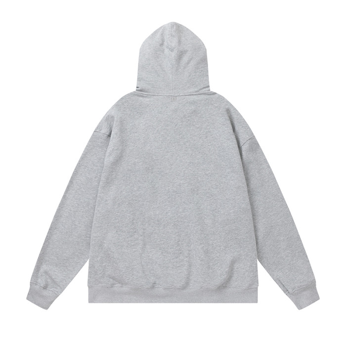 AMI  Big Logo Hoodie Grey