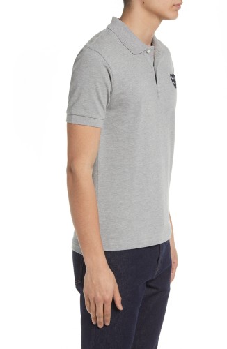 Men's Double Heart Pique Polo