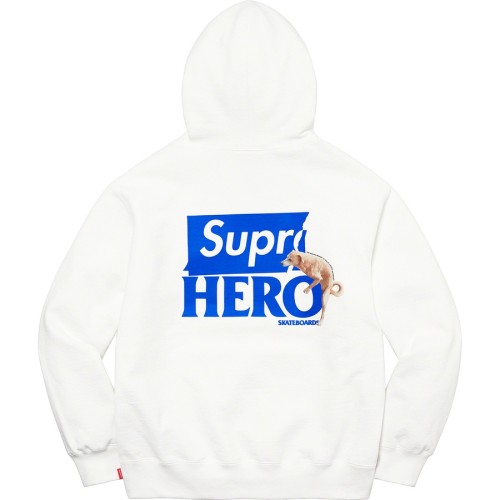 Supreme Anti Hero Hoodie White