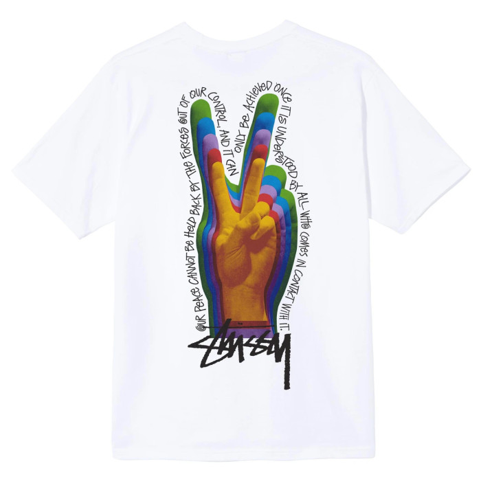 STUSSY PEACE SIGN TEE