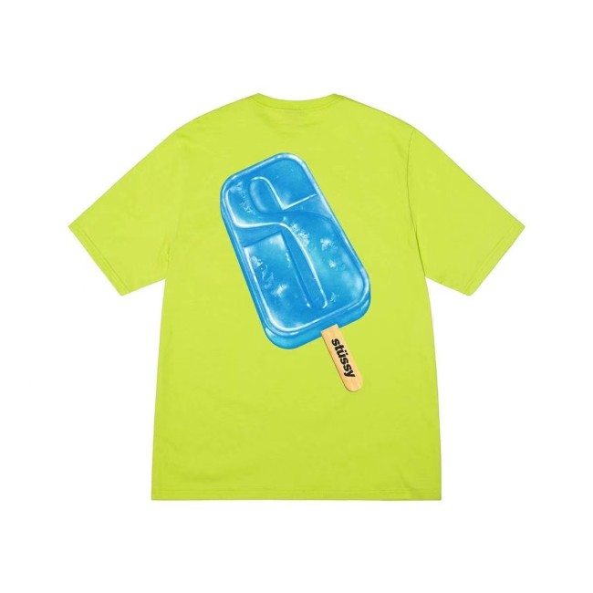 STUSSY Popsicle Tee In Grass Green