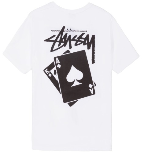 STUSSY BLACK JACK TEE