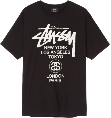 STUSSY WORLD TOUR CREW TEE