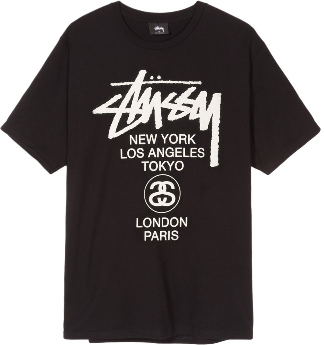 STUSSY WORLD TOUR CREW TEE