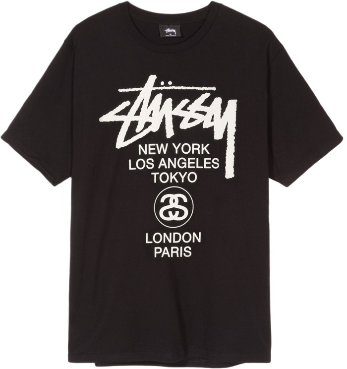 STUSSY WORLD TOUR CREW TEE