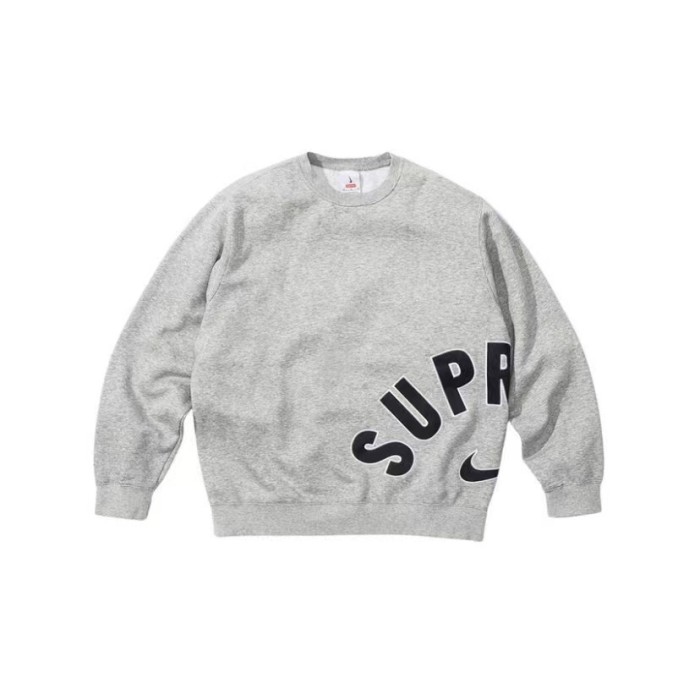 Supreme Arc Crewneck Hoodie Grey