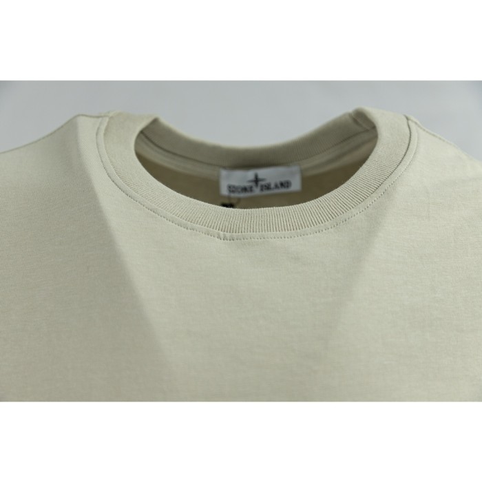 Stone Island Logo Tee With ArmbandIn Green
