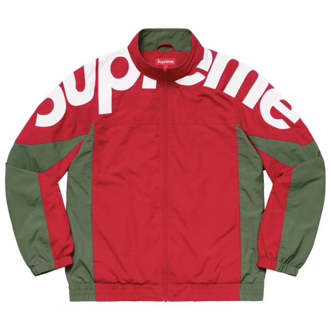 Supreme Shoulder Logo Jacket Red