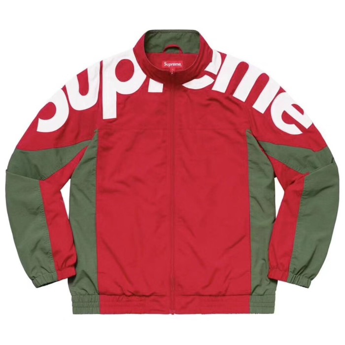 Supreme Shoulder Logo Jacket Red
