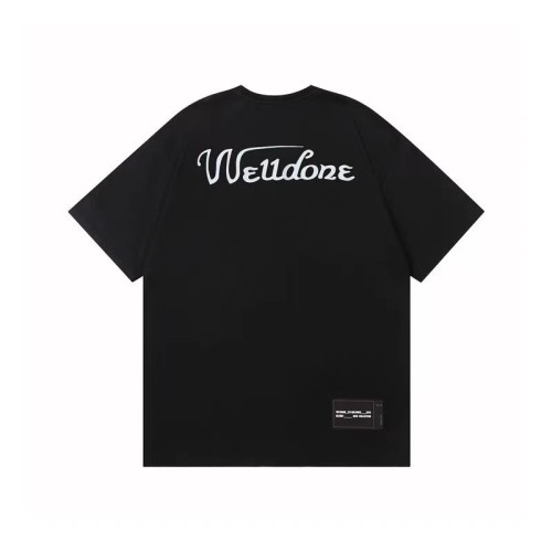 WE11DONE 3M Reflection Logo Tee Black