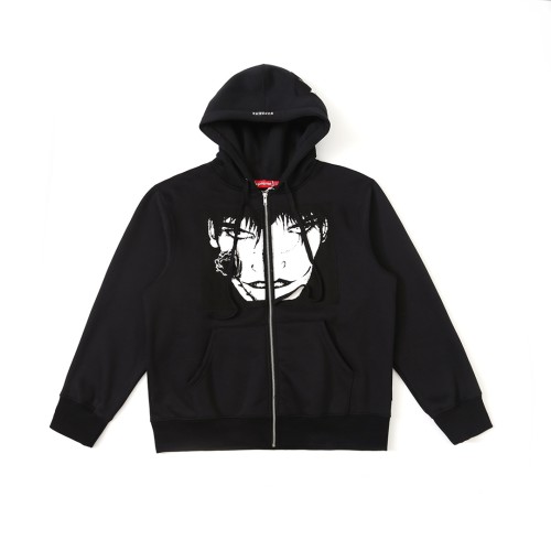 Supreme The Crow Zip Up Hooded Sweatshirt