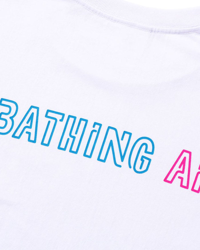 A Bathing Ape Halloween Neon Mexican Skull Tee