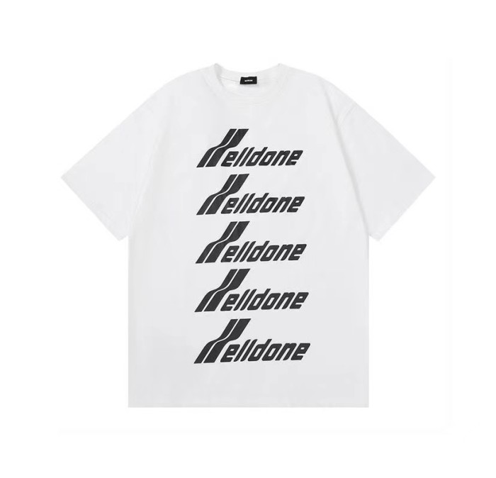 WE11DONE Barrage Print Tee White