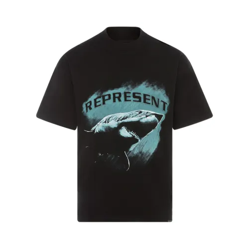 REPRESENT  SHARK JET BLACK TEE