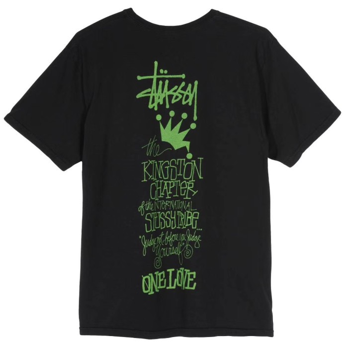STUSSY KINGSTON CHAPTER PIGMENT DYED TEE