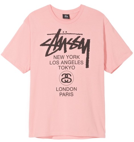 STUSSY WORLD TOUR CREW TEE