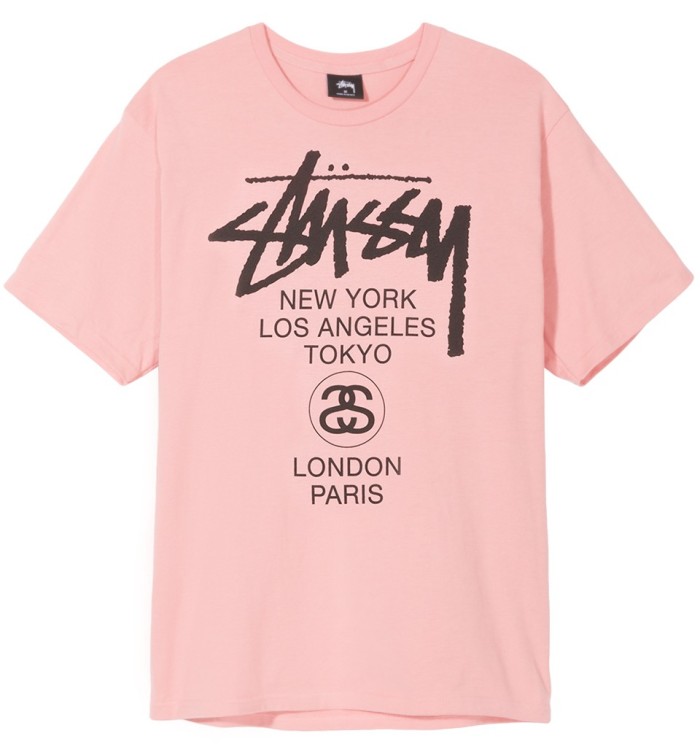 STUSSY WORLD TOUR CREW TEE