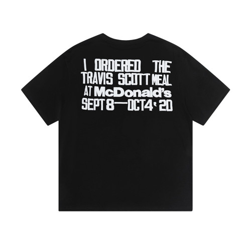 Travis Scott McDonald'S Hamburgers Tee Black