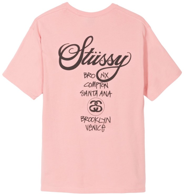 STUSSY WORLD TOUR CREW TEE