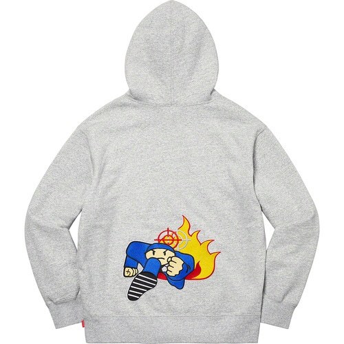 Supreme Duck Down Records Hooded Sweatshirt Grey