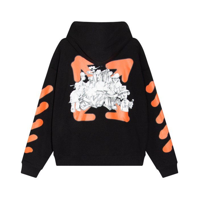 Off-White Hoodie mit Logo-Print