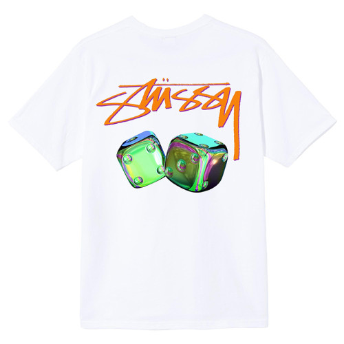 STUSSY IRIDESCENT DICE TEE