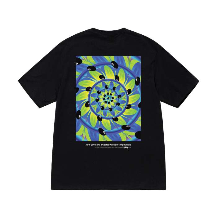 STUSSY Rabbit Hole Tee In Black