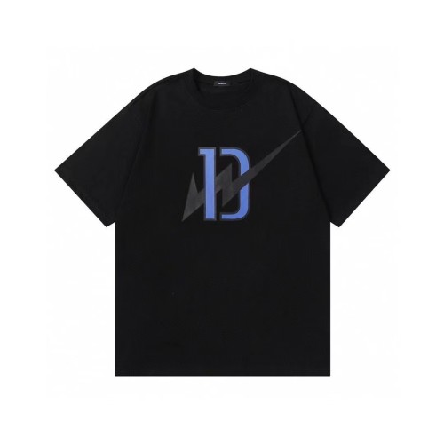 WE11DONE Lightning Logo Tee Black