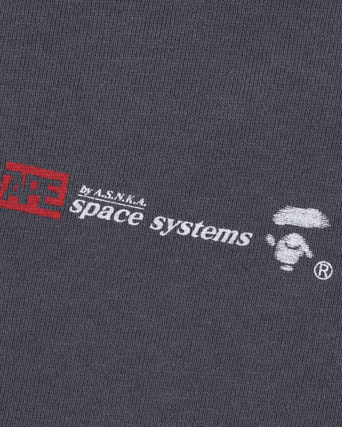 A Bathing Ape Relaxed Fit Crewneck In Dark Grey