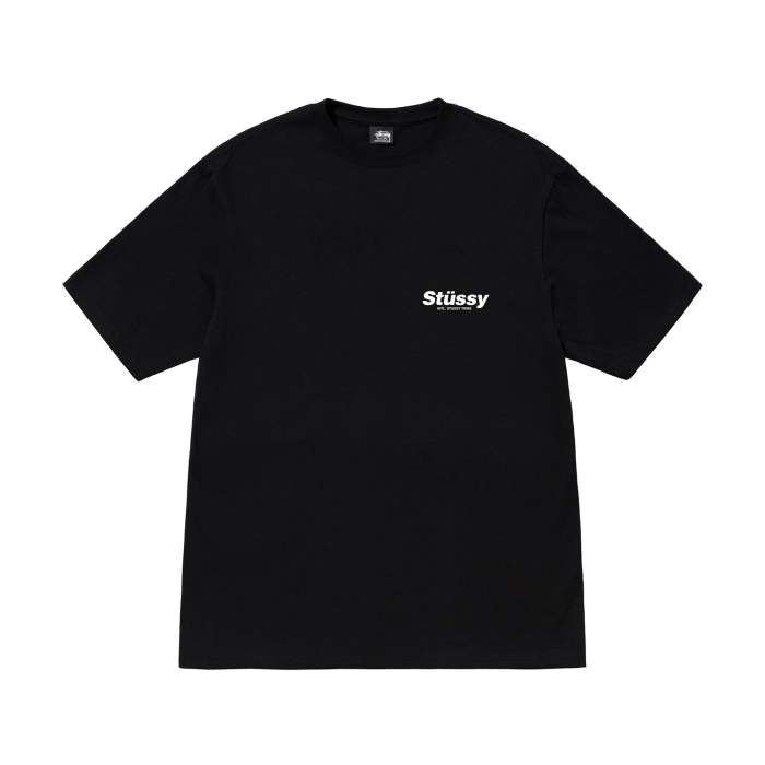 STUSSY Rabbit Hole Tee In Black