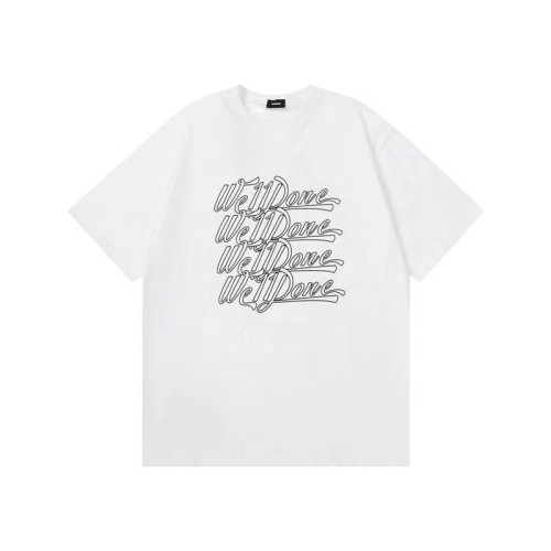 WE11DONE Sketch Barrage Print Tee White