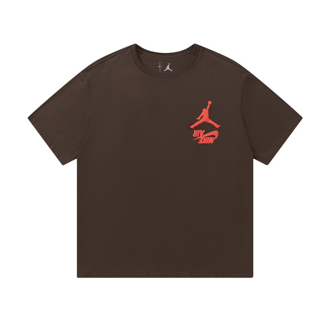 Travis Scott Cactus Jack Jordan Logo Tee Brown