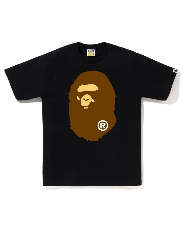 A Bathing Ape Big Ape Head Tee In Black