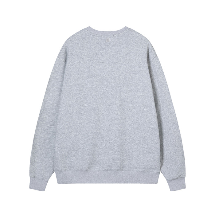AMI Classic Logo Crewneck Hoodie Grey