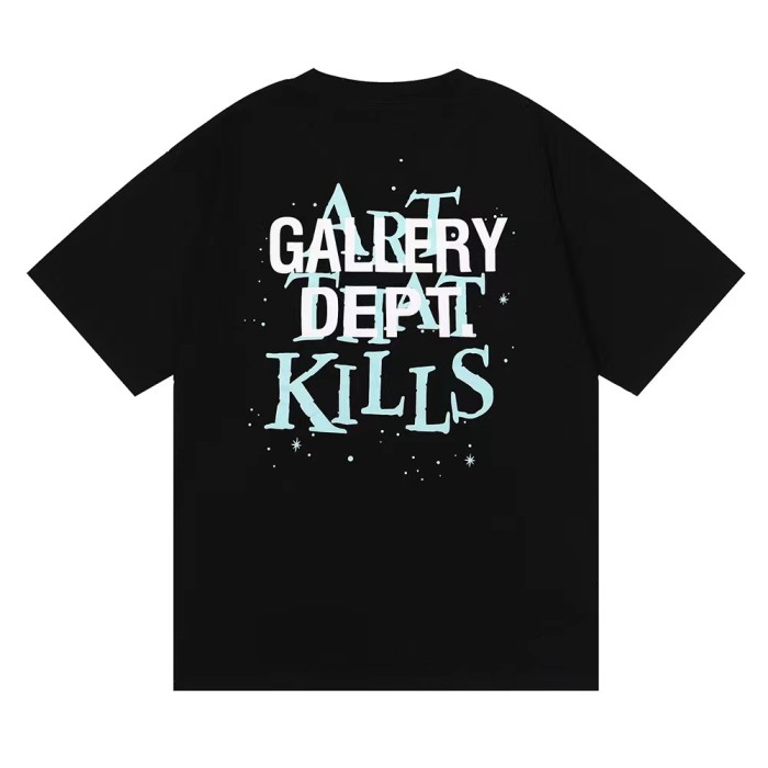 GALLERY DEPT Art That Kills Fashion Eyeball Print Cotton Tee In Black
