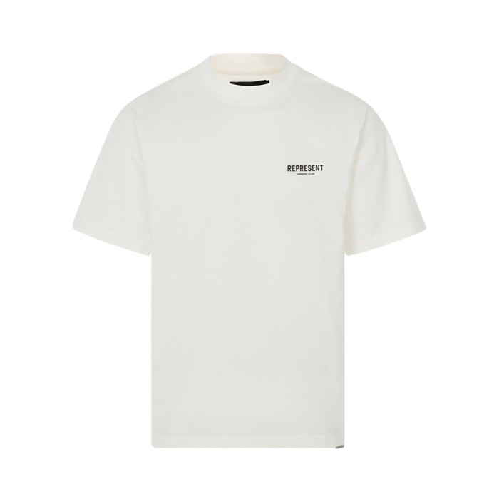REPRESENT OWNERS CLUB FLAT WHITE T-SHIRT