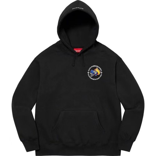 Supreme Duck Down Records Hooded Sweatshirt Black