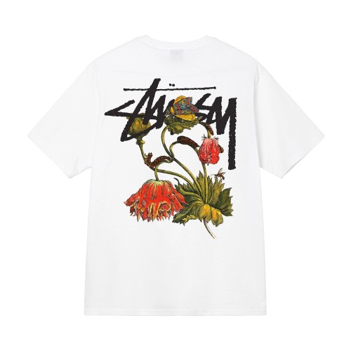 STUSSY WITHERED FLOWER TEE