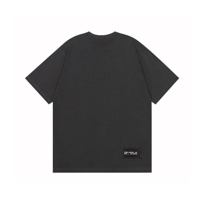 WE11DONE Gradient Color Graffiti Tee Black