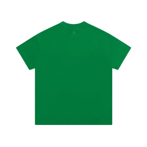 AMI Black Logo Tee Dark Green