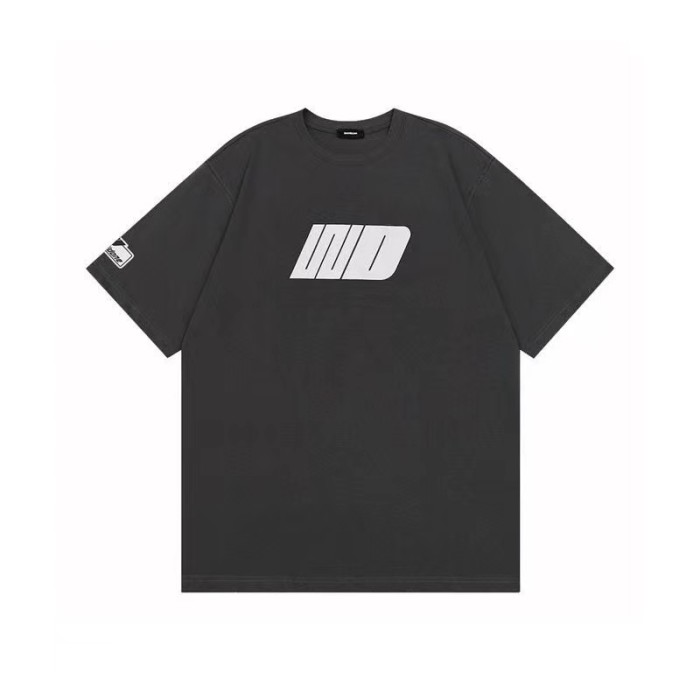 WE11DONE WD Letter Print Tee Grey